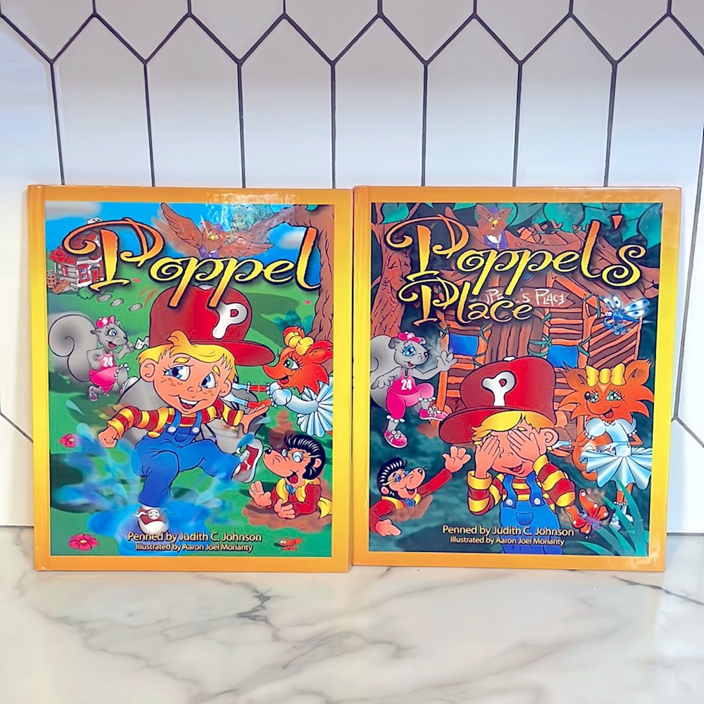 2002 “Poppel” and “Poppel’s Place” Hardcover Books